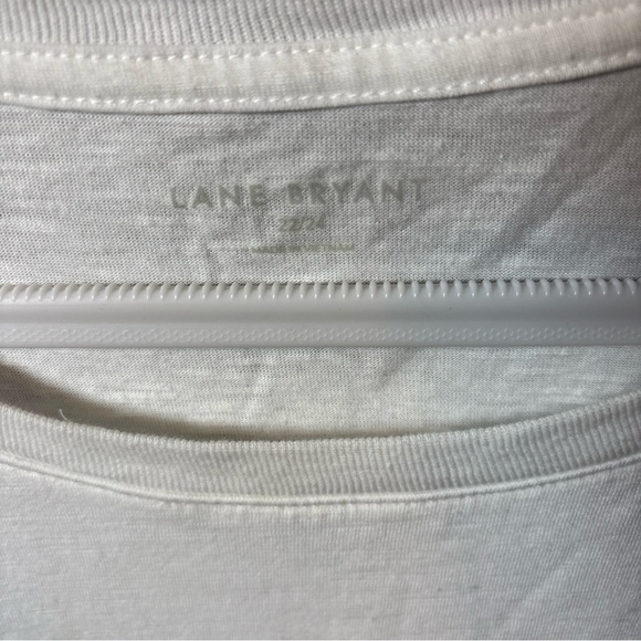 Lane Bryant Women's Sz 22/24 Golden Hour Graphic TShirt Cotton Blend White - Picture 14 of 15